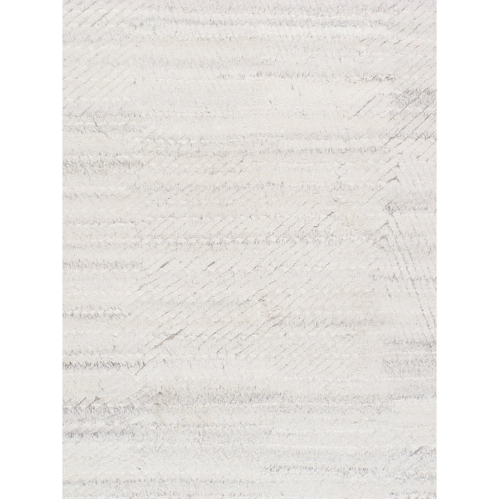Pasargad Home Vogue Collection Hand-Knotted Ivory/Silver Wool Area Rug-10' 0" X 13'10" pdr-2 10x14