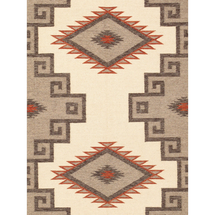 Pasargad Home Tuscany Collection Hand-Woven Wool Light Brown Area Rug- 8' 8" X 12' 0" PNT-137 9X12