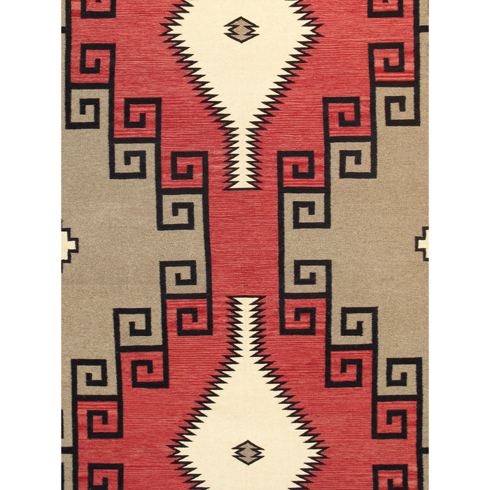 Pasargad Home Tuscany Collection Hand-Woven Wool Mocha Area Rug-10' 0" X 14' 0" PNT-237 10X14