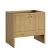 Hudson 36" Single Vanity Cabinet, Light Natural Oak