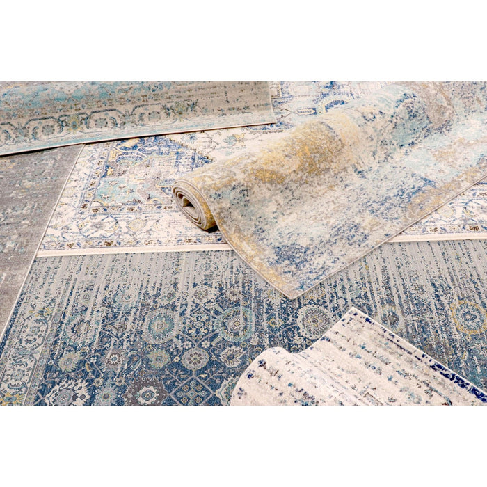 Pasargad Home Chelsea Luxury Power Loom Abstract Area Rug- 5' 0" X 7' 6" Multi prc-5588bs 5x8