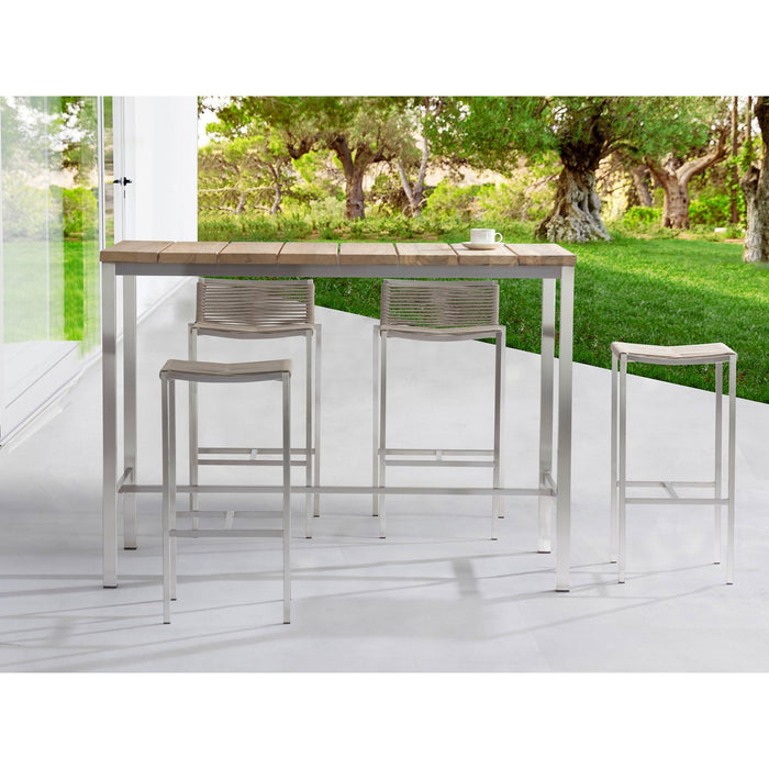 Whiteline Modern Living Stone Bar Table