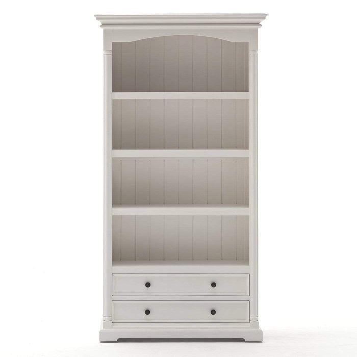 NovaSolo Provence Bookcase in Classic White Finish CA607