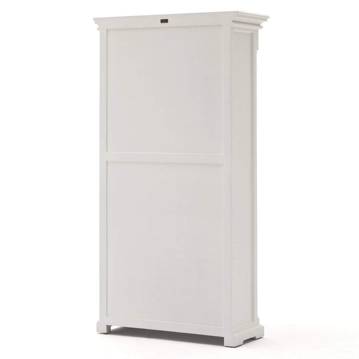 NovaSolo Provence Bookcase in Classic White Finish CA607