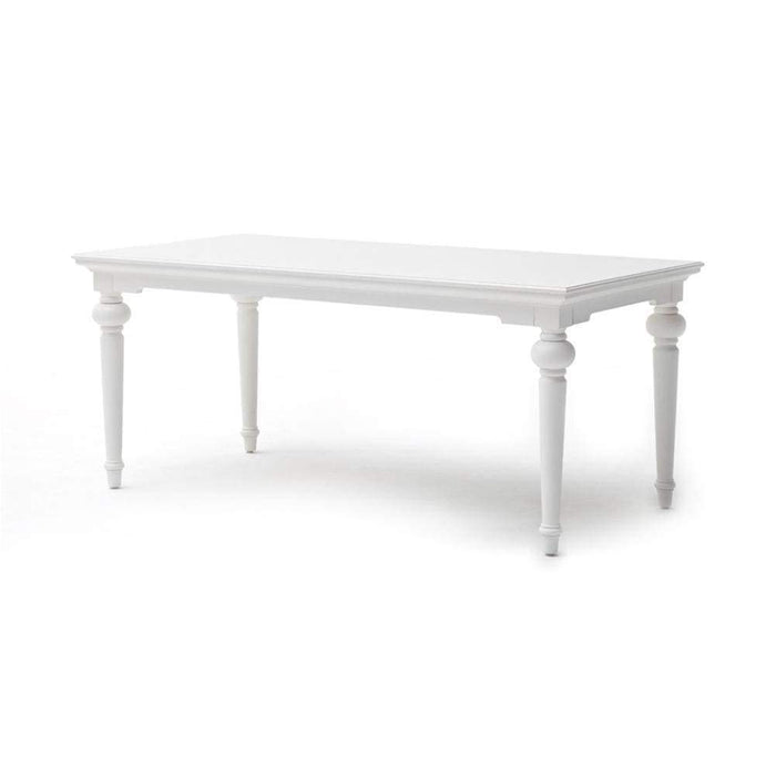 NovaSolo Provence 71"" Dining Table White T777