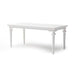 NovaSolo Provence 71"" Dining Table White T777