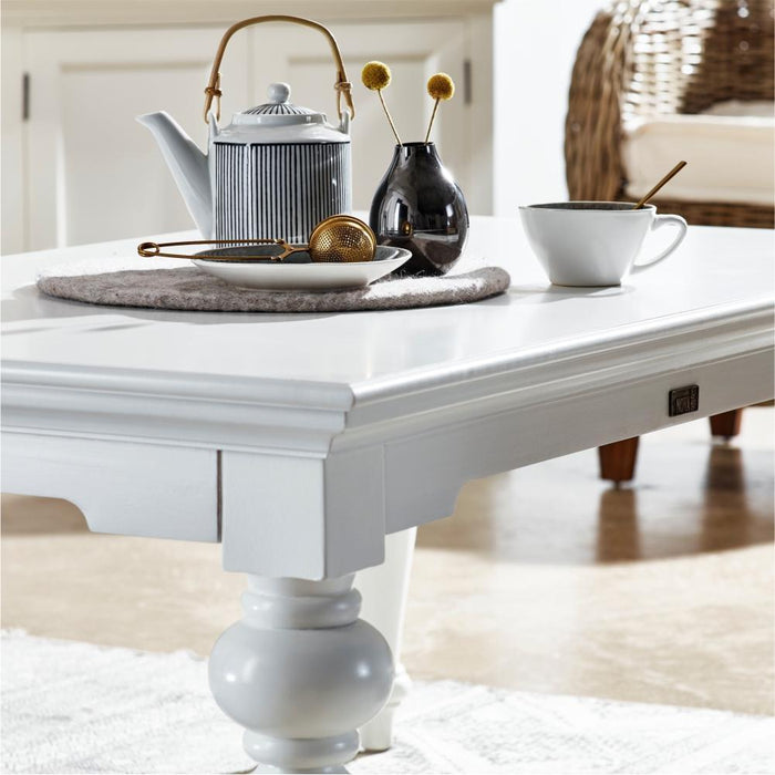 NovaSolo Provence Rectangular Coffee Table White T775