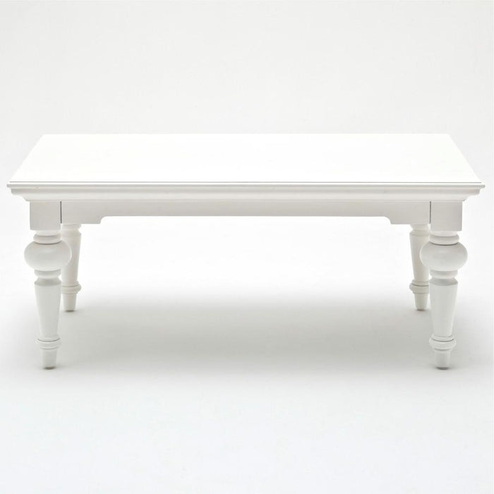 NovaSolo Provence Rectangular Coffee Table White T775