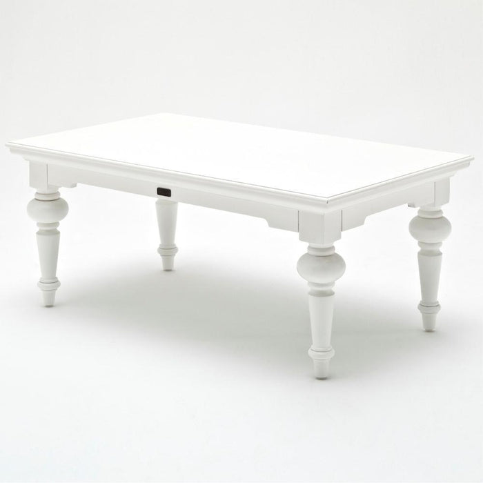 NovaSolo Provence Rectangular Coffee Table White T775