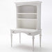 NovaSolo Provence Secretary Desk with Hutch White T771
