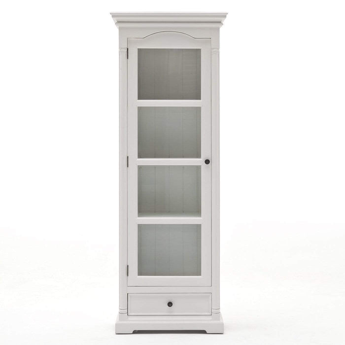 NovaSolo Provence Glass Cabinet White CA606