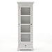 NovaSolo Provence Glass Cabinet White CA606