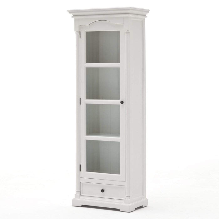 NovaSolo Provence Glass Cabinet White CA606