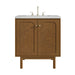 Laurent 30" Single Vanity, Honey Oak w/ 3 CM Ethereal Noctis Silestone Top