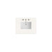 30" Single Top, 3 CM White Zeus Silestone w/ Sink