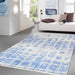Pasargad Home Modern Collection Hand-Knotted Silk Area Rug- 6' 1" X 9' 4" pV-5b 6x9