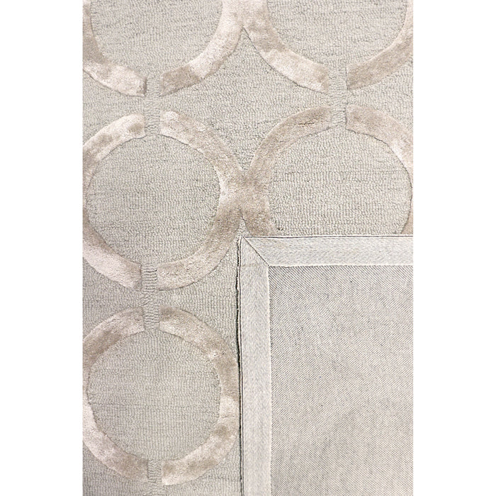 Pasargad Home Edgy Collectoin Hand-Tufted Silk & Wool Rug-10' 0" X 14' 0" pvny-18 10x14