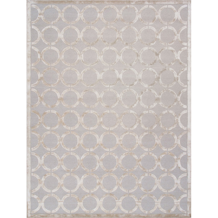 Pasargad Home Edgy Collectoin Hand-Tufted Silk & Wool Rug-5' 0" X 8' 0" pvny-18 5x8