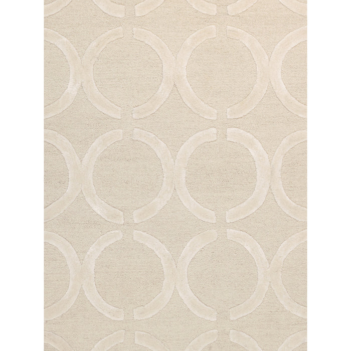Pasargad Home Edgy Collection Hand-Tufted Silk & Wool Area Rug- 7' 9" X 9' 9" pvny-19 8x10