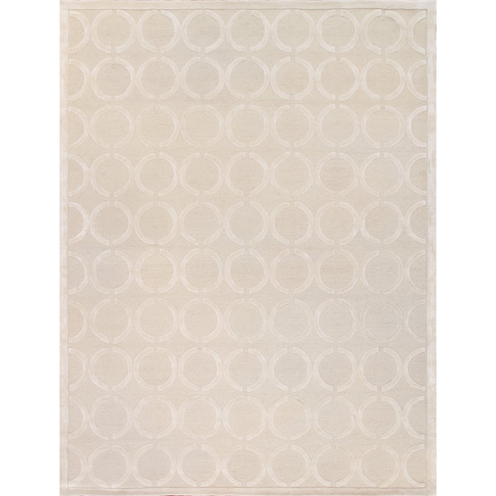 Pasargad Home Edgy Collection Hand-Tufted Silk & Wool Area Rug- 5' 0" X 8' 0" pvny-19 5x8