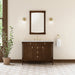 Kinnsden 48" Single Vanity, Weathered Oak w/ 3 CM Parisien Bleu Silestone Top w/FreePower Wireless Charger