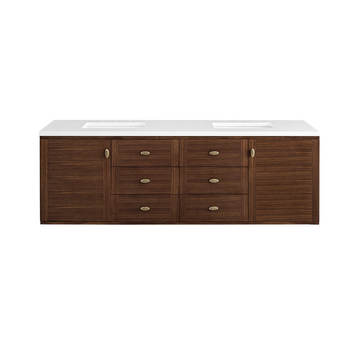 James Martin Vanities Amberly 72" Double Vanity