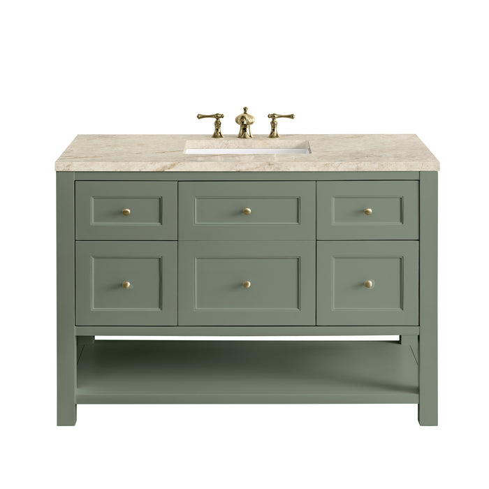 Breckenridge 48" Single Vanity Cabinet, Bright White