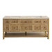 Breckenridge 72" Double Vanity, Light Natural Oak w/ 3 CM Eternal Jasmine Pearl Top