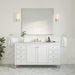 Chicago 60" Single Vanity, Walnut Whisper, w/ 3 CM Lime Delight Silestone® Top