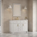 Bellshire 48" Single Vanity, Honey Oak w/ 3 CM Tajnar Eclos Top w/FreePower Wireless Charger
