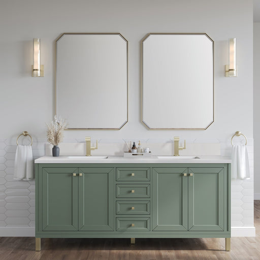 James Martin Vanities Chicago 72" Double Bathroom Vanity