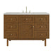 Laurent 48" Single Vanity, Honey Oak w/ 3 CM Lime Delight Silestone Top