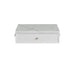 Bellshire 24" Drawer Unit, Bright White w/ 3 CM Ethereal Noctis Silestone Top