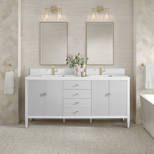 James Martin Vanities Myrrin 72" Double Bathroom Vanity