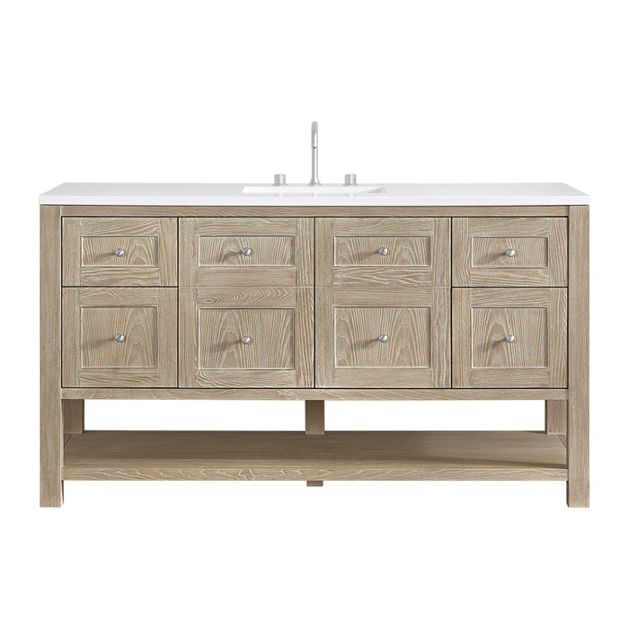 Breckenridge 60" Single Vanity, Serenity Blue, w/ 3 CM Phantome Eclos Top