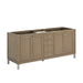 Chicago 72" Double Vanity, Smokey Celadon, w/ 3 CM Ethereal Noctis Silestone® Top
