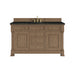 Brookfield 60" Single Vanity, Honey Oak w/ 3 CM Parisien Bleu Silestone Top w/ FreePower Wireless Charger