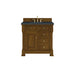 Brookfield 36" Single Vanity, Honey Oak w/ 3 CM Charcoal Soapstone Silestone Top