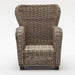 NovaSolo Wickerworks Queen Chair Natural Grey CR42