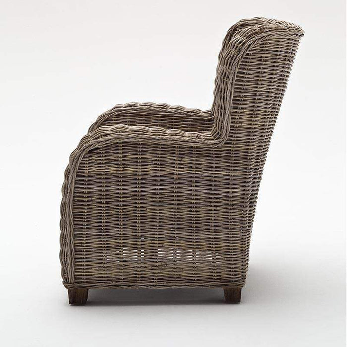NovaSolo Wickerworks Queen Chair Natural Grey CR42