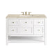 Breckenridge 48" Single Vanity, Bright White, w/ 3 CM Tajnar Eclos Top