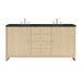 Gracyn 72" Double Vanity, Coastal Driftwood, w/ 3 CM Phantome Eclos Widespread Top