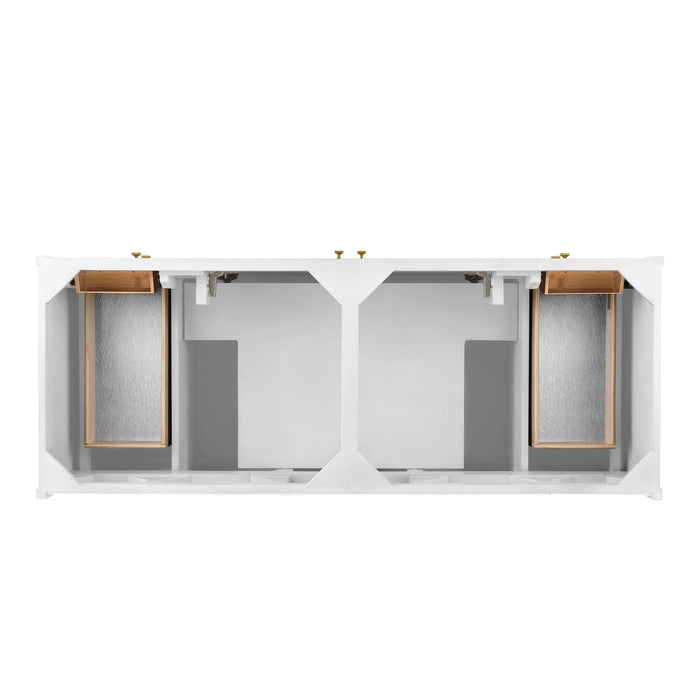 Chicago 60" Double Vanity, Walnut Whisper