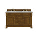 Brookfield 60" Double Vanity, Black Onyx, w/ 3 CM Tajnar Eclos Top w/FreePower Wireless Charger