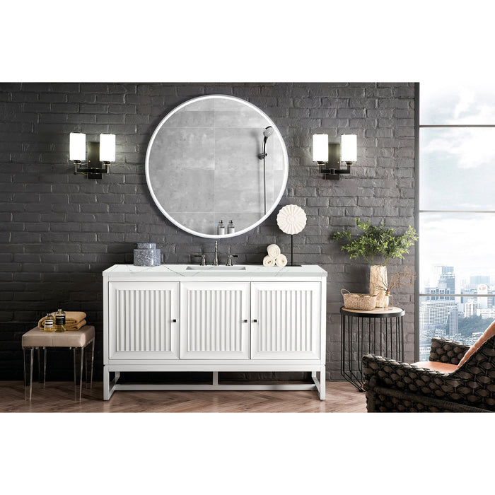 James Martin Vanities Athens 60" Single Bathroom Vanity
