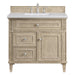 Lorelai 36" Single Vanity, Whitewashed Oak w/ 3 CM White Zeus Silestone Top