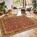 Pasargad Home Agra Collection Hand-Knotted Lamb's Wool Area Rug-12' 1" X 15' 1", Red PH-338 12X15