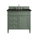 Brittany 36" Single Vanity, Smokey Celadon, w/ 3 CM Phantome Eclos Top
