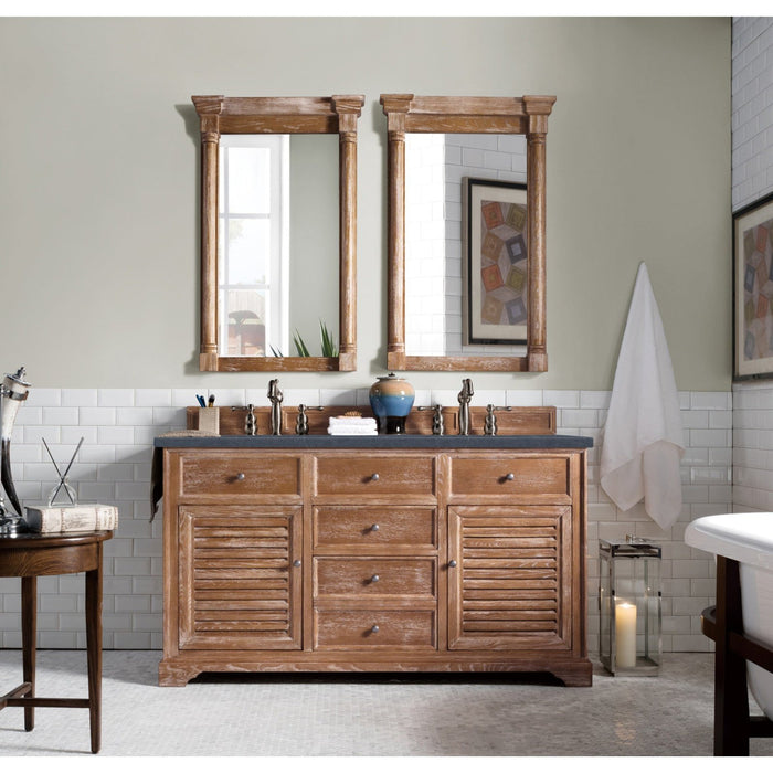 James Martin Vanities Savannah 60" Driftwood Double Vanity