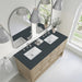 James Martin Vanities Breckenridge 60" Double Bathroom Vanity